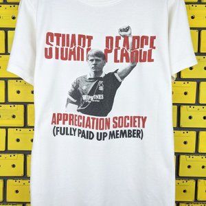 Vintage 80s 90s Stuart Pearce Shirt Nottingham Forest Football Soccer Club Shirt